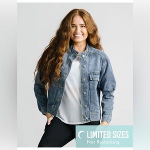 Zyia Faded Indigo Jean Jacket XXXL